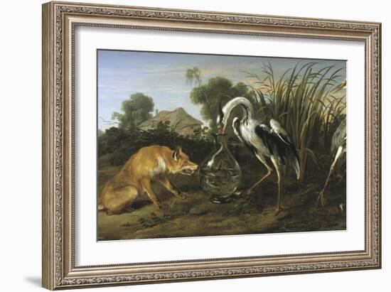 Fable of the Fox and the Heron-Frans Snyders-Framed Giclee Print