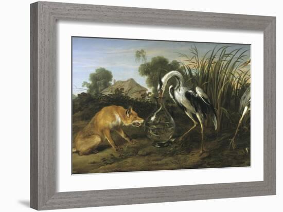 Fable of the Fox and the Heron-Frans Snyders-Framed Giclee Print
