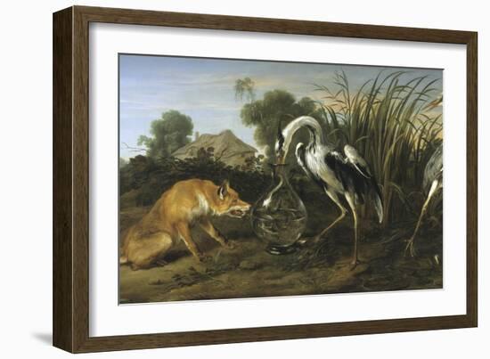 Fable of the Fox and the Heron-Frans Snyders-Framed Giclee Print