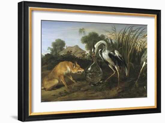 Fable of the Fox and the Heron-Frans Snyders-Framed Giclee Print