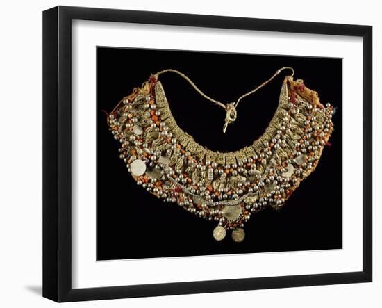 Fabric Breastplate with Gold and Silver Trimmings-null-Framed Giclee Print