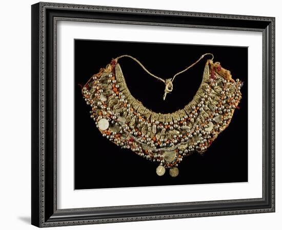 Fabric Breastplate with Gold and Silver Trimmings-null-Framed Giclee Print