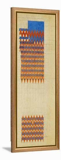 Fabric Design, 1916-Charles Rennie Mackintosh-Framed Premier Image Canvas