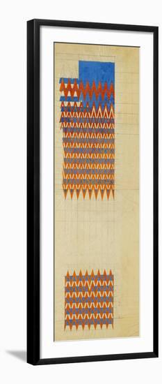 Fabric Design, 1916-Charles Rennie Mackintosh-Framed Giclee Print