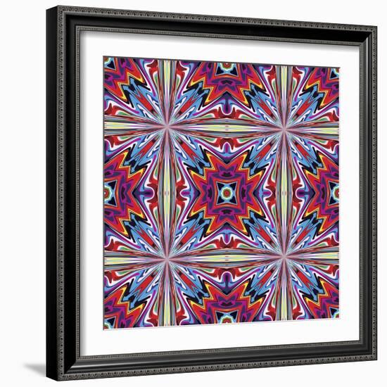 Fabric Design From Latin America-Sangoiri-Framed Art Print