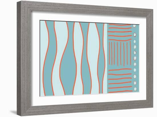 Fabric Design Two-Jan Weiss-Framed Art Print