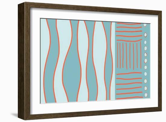 Fabric Design Two-Jan Weiss-Framed Art Print