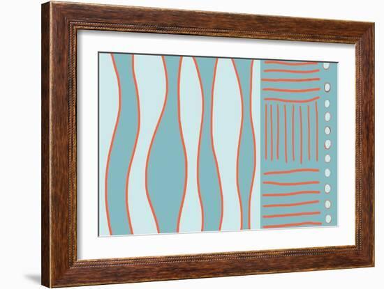 Fabric Design Two-Jan Weiss-Framed Art Print