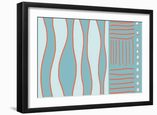 Fabric Design Two-Jan Weiss-Framed Art Print