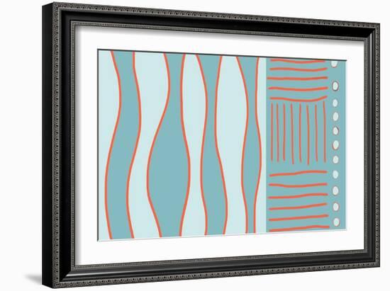 Fabric Design Two-Jan Weiss-Framed Art Print