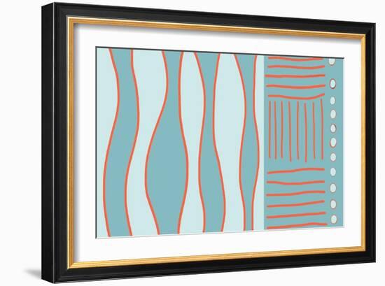 Fabric Design Two-Jan Weiss-Framed Art Print