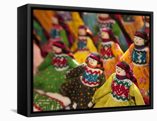 Fabric Dolls for Sale, Guanajuato, Mexico-Merrill Images-Framed Premier Image Canvas