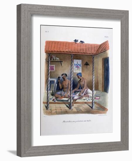 Fabric Painters, 1828-Marlet et Cie-Framed Giclee Print