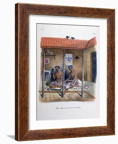 Fabric Painters, 1828-Marlet et Cie-Framed Giclee Print