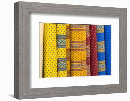 Fabric, Provence, France-Jim Engelbrecht-Framed Photographic Print