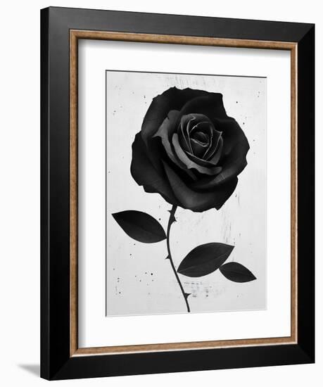 Fabric Rose-Ruben Ireland-Framed Art Print