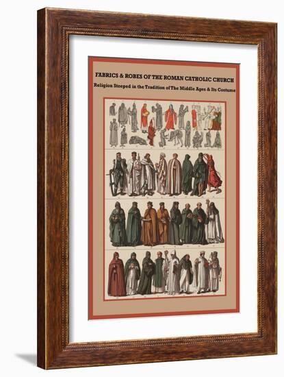 Fabrics and Robes of the Roman Catholic Church-Friedrich Hottenroth-Framed Art Print