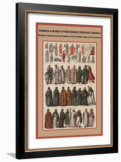 Fabrics and Robes of the Roman Catholic Church-Friedrich Hottenroth-Framed Art Print