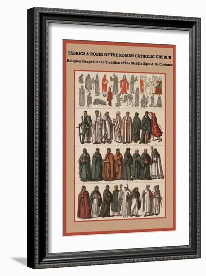 Fabrics and Robes of the Roman Catholic Church-Friedrich Hottenroth-Framed Art Print