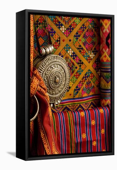 Fabrics, Bhutan-Howie Garber-Framed Premier Image Canvas