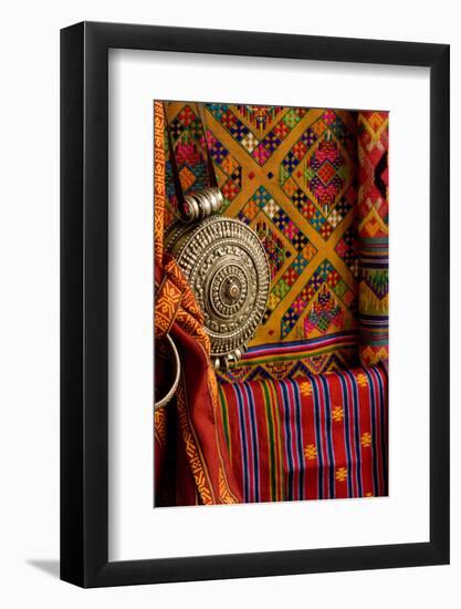 Fabrics, Bhutan-Howie Garber-Framed Photographic Print