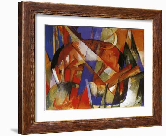 Fabulous Beast II, 1913-Franz Marc-Framed Giclee Print