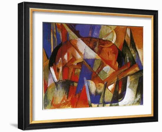 Fabulous Beast II, 1913-Franz Marc-Framed Giclee Print