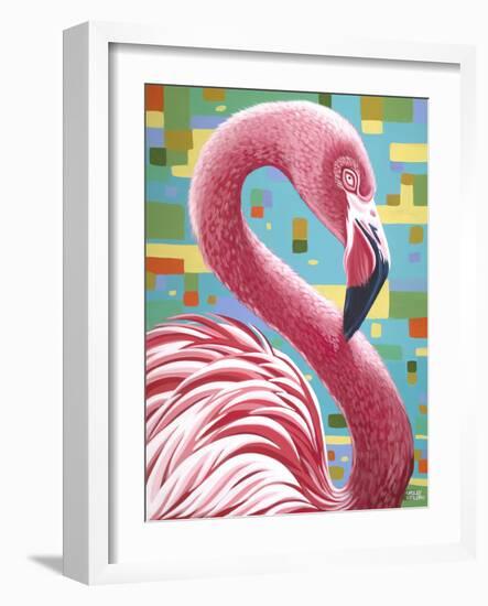 Fabulous Flamingos I-Carolee Vitaletti-Framed Art Print