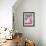 Fabulous Flamingos II-Carolee Vitaletti-Framed Art Print displayed on a wall