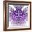 Fabulous Fractal Pattern in Purple-velirina-Framed Art Print