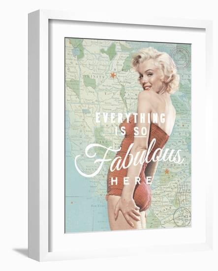 Fabulous Marilyn-The Chelsea Collection-Framed Art Print