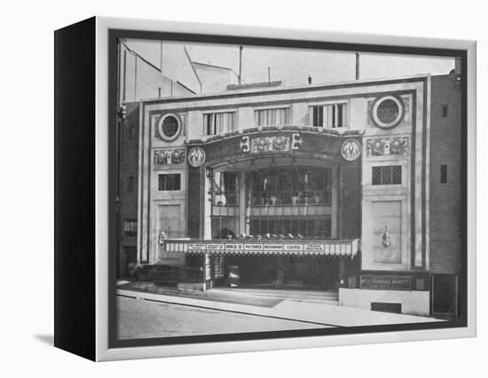 Facade and main entrance of the Regent Theatre, Brighton, Sussex, 1922-null-Framed Premier Image Canvas