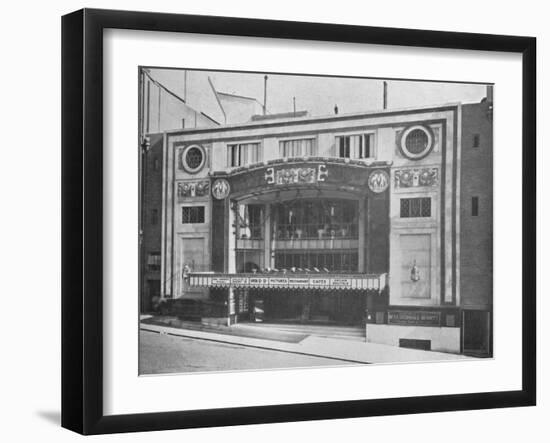 Facade and main entrance of the Regent Theatre, Brighton, Sussex, 1922-null-Framed Photographic Print