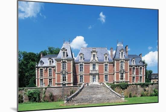 Facade, Chateau De Suzanne-null-Mounted Giclee Print