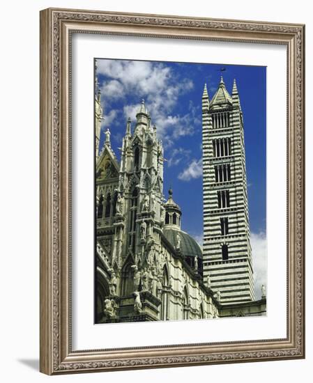 Facade, Dome and Bell Tower of Duomo Santa Maria Del Fiore, Florence-Gjon Mili-Framed Photographic Print