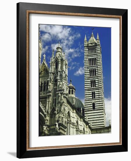 Facade, Dome and Bell Tower of Duomo Santa Maria Del Fiore, Florence-Gjon Mili-Framed Photographic Print