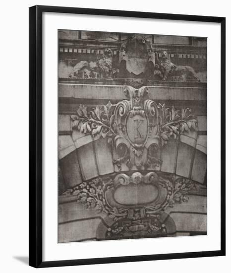 Facade I - K with Two Lions-Esteban Chavez-Framed Collectable Print