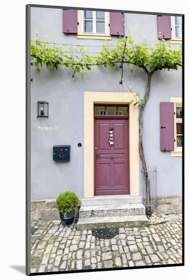 Facade, Iphofen, Bavaria, Germany, Europe-Klaus Neuner-Mounted Photographic Print