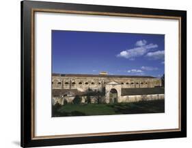 Facade of a Building, Castiadas, Sardinia, Italy-null-Framed Photographic Print
