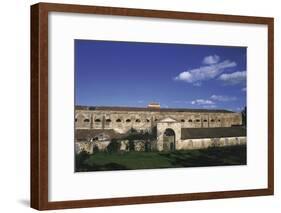 Facade of a Building, Castiadas, Sardinia, Italy-null-Framed Photographic Print