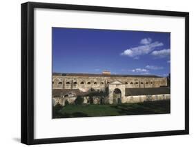 Facade of a Building, Castiadas, Sardinia, Italy-null-Framed Photographic Print