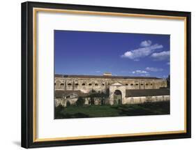 Facade of a Building, Castiadas, Sardinia, Italy-null-Framed Photographic Print