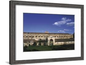 Facade of a Building, Castiadas, Sardinia, Italy-null-Framed Photographic Print