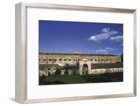 Facade of a Building, Castiadas, Sardinia, Italy-null-Framed Photographic Print