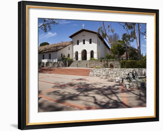 Facade of a Church, Mission San Luis Obispo, San Luis Obispo, San Luis Obispo County, California...-null-Framed Photographic Print