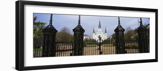 Facade of a Church, St. Louis Cathedral, New Orleans, Louisiana, USA-null-Framed Photographic Print