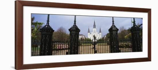 Facade of a Church, St. Louis Cathedral, New Orleans, Louisiana, USA-null-Framed Photographic Print