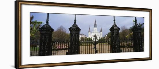 Facade of a Church, St. Louis Cathedral, New Orleans, Louisiana, USA-null-Framed Photographic Print