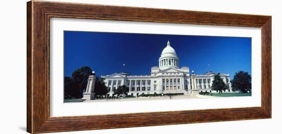 Facade of a government building, State Capitol Building, Little Rock, Arkansas, USA-null-Framed Photographic Print