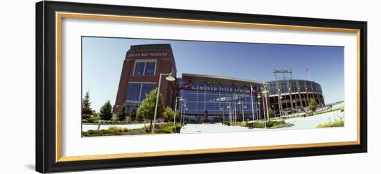 Facade of a Stadium, Lambeau Field, Green Bay, Wisconsin, USA-null-Framed Photographic Print